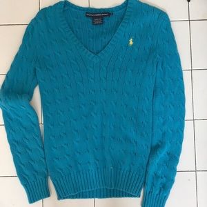 Cable knit sweater